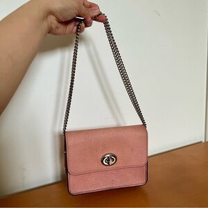 Coach Bag Bowery Crossbody in Glitter Rose Pink (#12092)